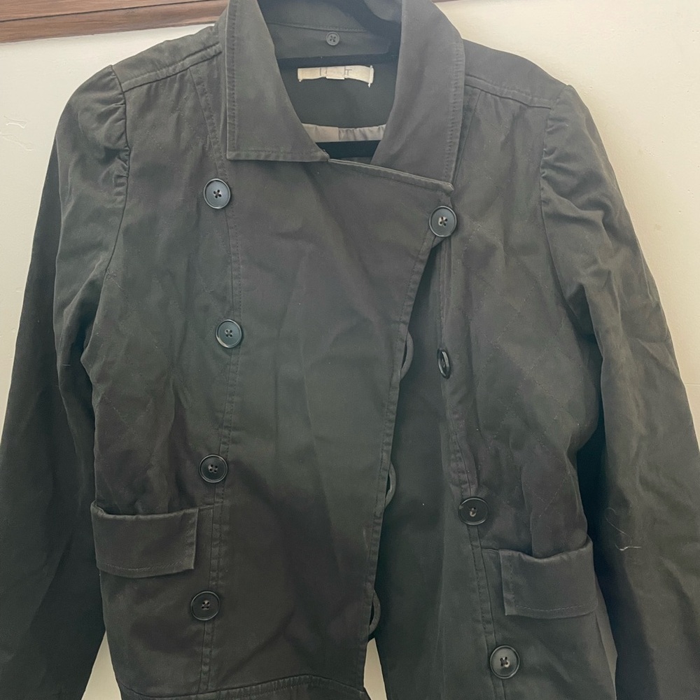 LOFT Dark Green Utility Jacket